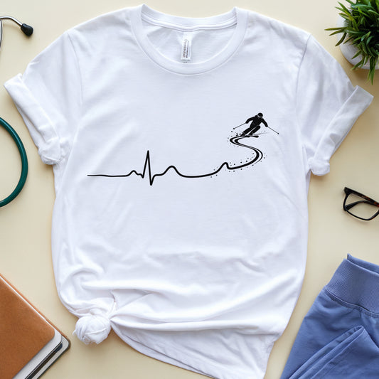 Skier’s Heartbeat Trail T-Shirt