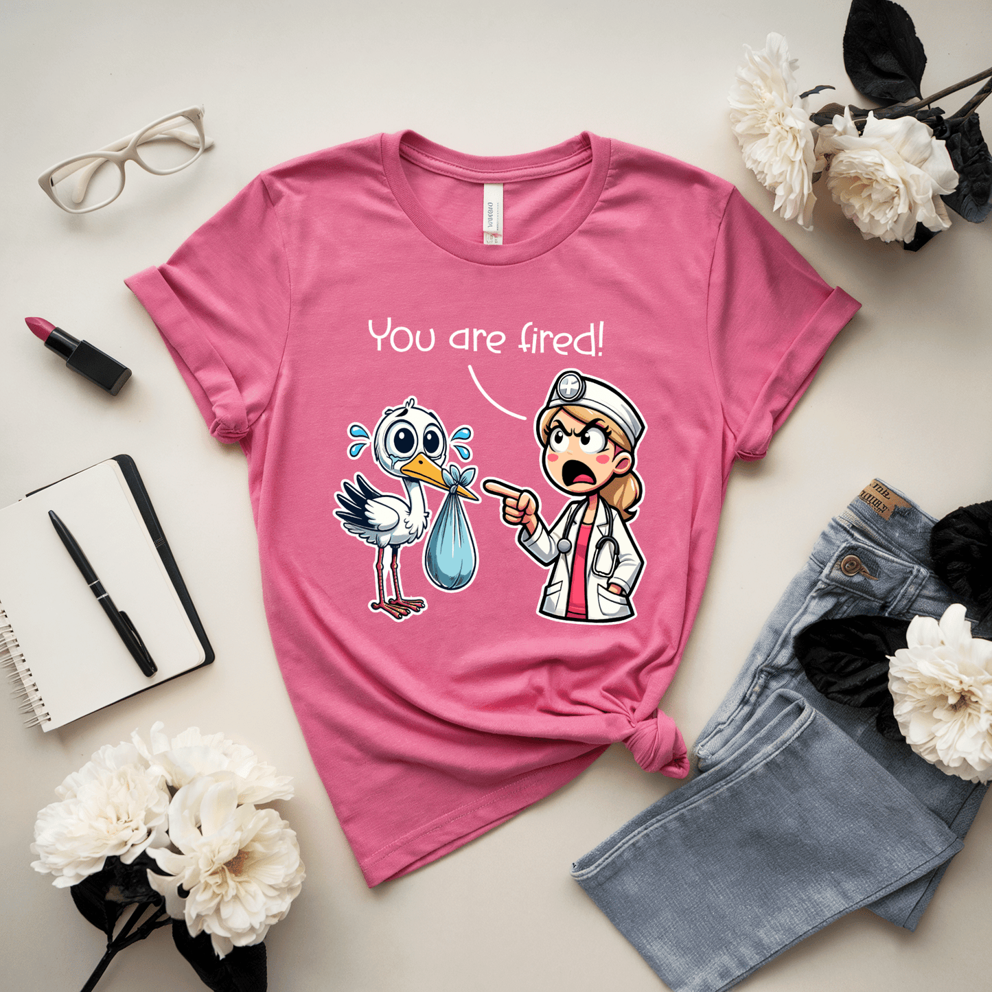 You Are Fired Stock VS Obstetrician T-Shirt
