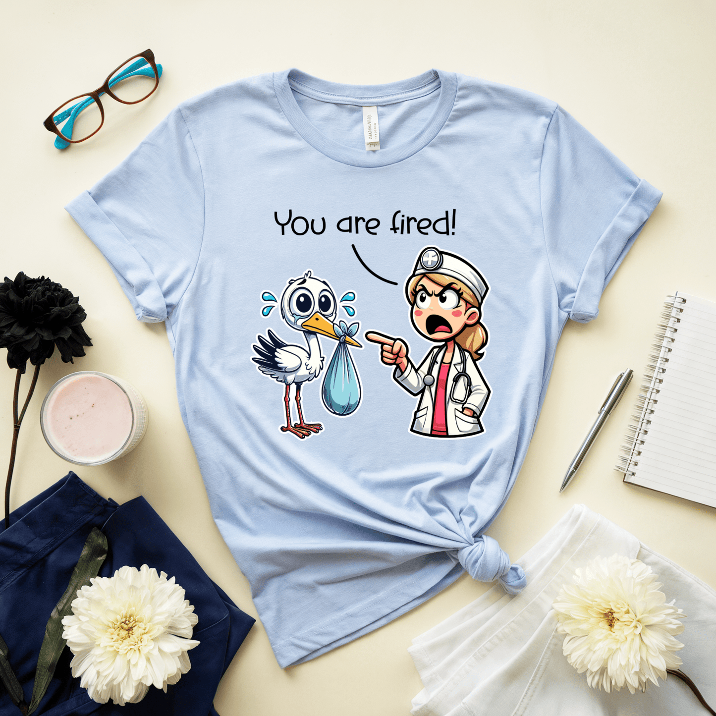 You Are Fired Stock VS Obstetrician T-Shirt